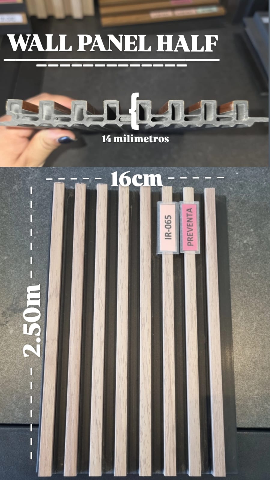 PANEL DECORATIVO HALF IR-019 2500