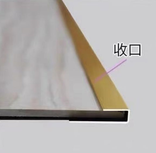 PERFIL INICIO UV 3 MM DORADO