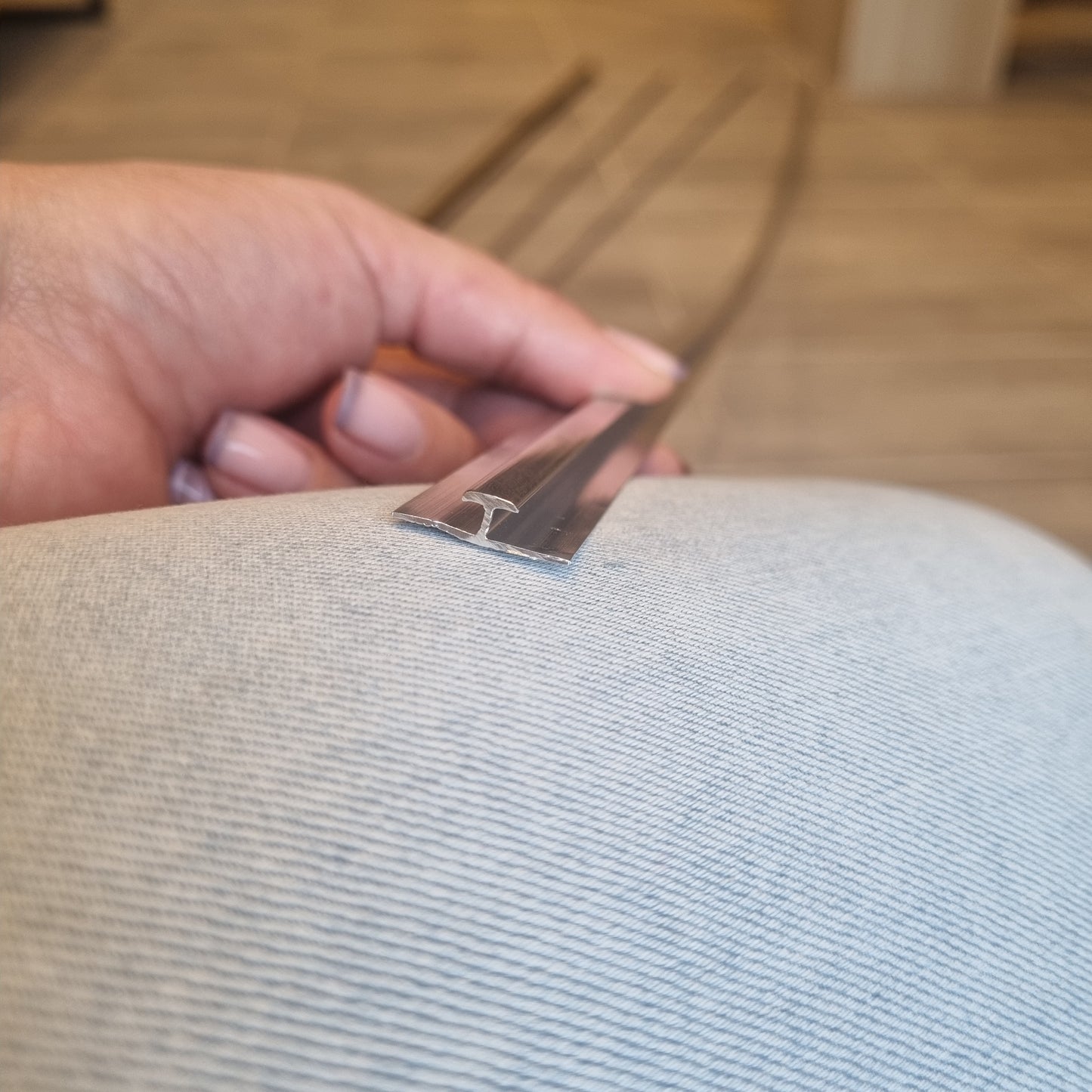 PERFIL UNION UV 3 MM SILVER